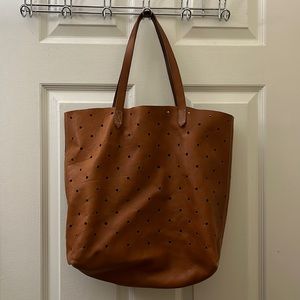Madewell Transport bag with polka dot holes